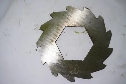 Twin-Shaft Shredder Blade (Hex Bore)