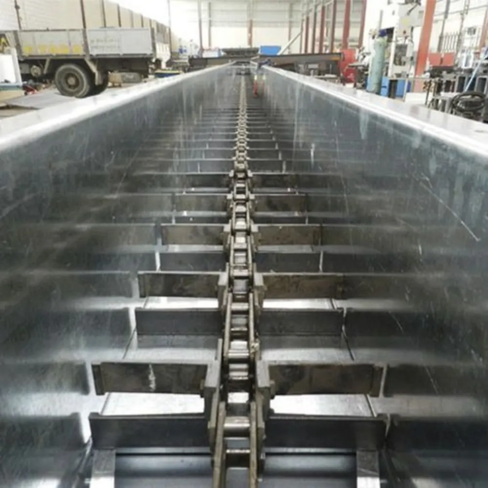 Infeed Chain Conveyor — biomass pellet plant machinery, made in Sardulgarh, Punjab
